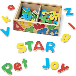 Melissa and Doug Magnetic Wooden Alphabet